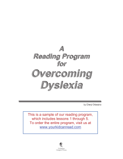 This is a sample of our reading program,