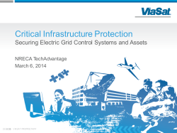 Critical Infrastructure Protection Securing Electric Grid Control Systems and Assets  NRECA TechAdvantage