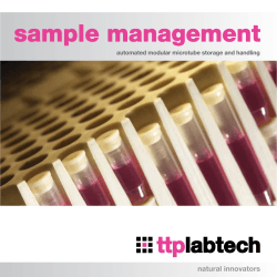 sample management natural innovators automated modular microtube storage and handling