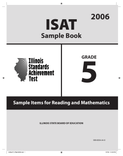 5 ISAT 2006 Sample Book