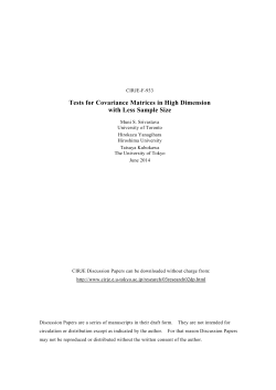 Tests for Covariance Matrices in High Dimension with Less Sample Size