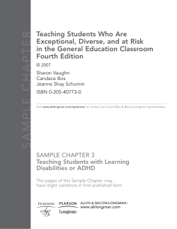 Teaching Students Who Are Exceptional, Diverse, and at Risk Fourth Edition