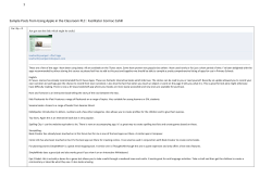 1    Sample Posts from Using Apple in the Classroom PLC : Facilitator Cormac Cahill 
