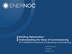 Building Optimization: Understanding the Value of Commissioning