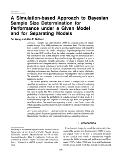A Simulation-based Approach to Bayesian Sample Size Determination for