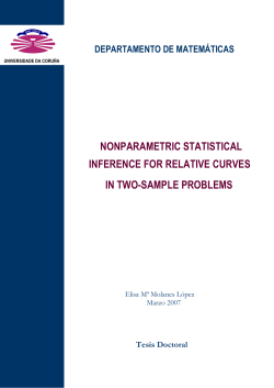 NONPARAMETRIC STATISTICAL  INFERENCE FOR RELATIVE CURVES IN TWO-SAMPLE PROBLEMS