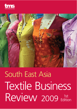 Textile Business Review 2009 South East Asia