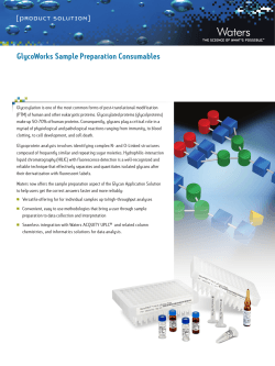 GlycoWorks Sample Preparation Consumables