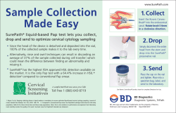 Sample Collection Made Easy 1. Collect 2. Drop