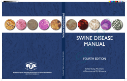 SWINE DISEASE MANUAL FOURTH EDITION SW