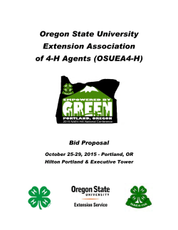 Oregon State University Extension Association of 4-H Agents (OSUEA4-H)