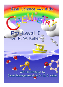 Pre-Level I Real Science -4- Kids Dr. R. W. Keller