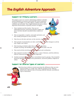 Support for Primary Learners