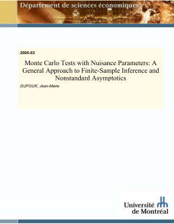 Monte Carlo Tests with Nuisance Parameters: A Nonstandard Asymptotics