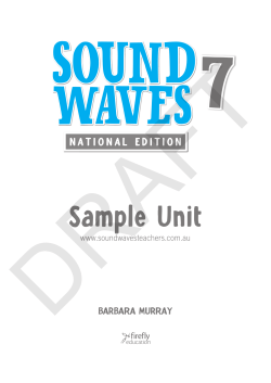 DRAFT 7 sound waves