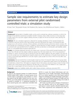 Sample size requirements to estimate key design