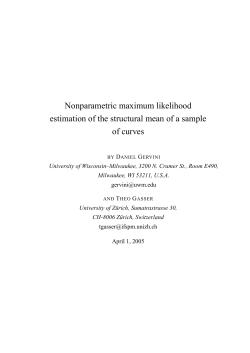 Nonparametric maximum likelihood estimation of the structural mean of a sample