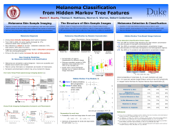 Melanoma Diagnosis Melanoma Classification by Melanin Concentration Hidden Markov Tree-Based Image Features