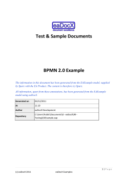 Test &amp; Sample Documents  BPMN 2.0 Example