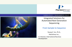 Integrated Solutions for Automated Next Generation Sequencing