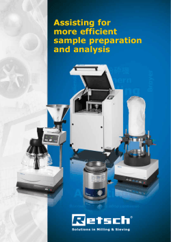 Assisting for more efficient sample preparation and analysis