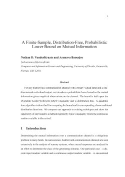 A Finite-Sample, Distribution-Free, Probabilistic Lower Bound on Mutual Information