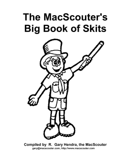 The MacScouter's Big Book of Skits ,