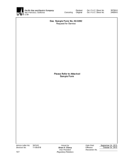 Gas  Sample Form No. 62-3282 Please Refer to Attached Sample Form