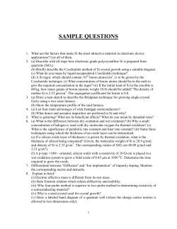 SAMPLE QUESTIONS