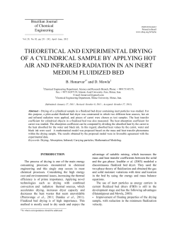 Brazilian Journal of Chemical Engineering