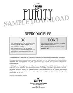 Purity NLOAD SAMPLE DOW reProducibles