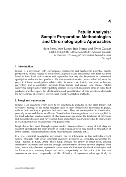 4 Patulin Analysis: Sample Preparation Methodologies and Chromatographic Approaches