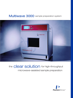 clear solution Multiwave 3000 the for high-throughput
