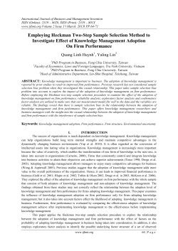 International Journal of Business and Management Invention
