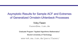 Asymptotic Results for Sample ACF and Extremes of Generalized Ornstein-Uhlenbeck Processes
