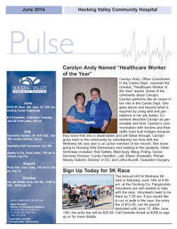 Carolyn Andy Named “Healthcare Worker of the Year” June 2014
