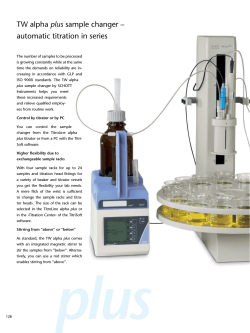 plus automatic titration in series