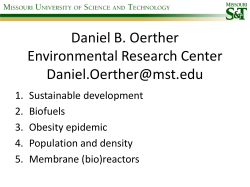 Daniel B. Oerther Environmental Research Center