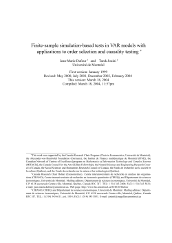 Finite-sample simulation-based tests in VAR models with