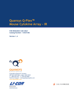 ™ Quansys Q-Plex  Mouse Cytokine Array - IR