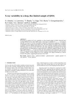 X-ray variability in a deep, flux limited sample of QSOs