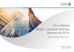 At a Glance – Outlook and key Brazil themes for 2014