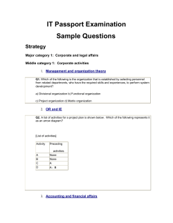 IT Passport Examination Sample Questions Strategy