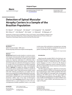 Detection of Spinal Muscular Atrophy Carriers in a Sample of the