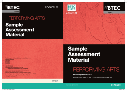 Sample Assessment Material