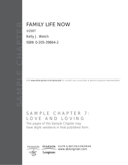 SAMPLE CHAPTER FAMILY LIFE NOW