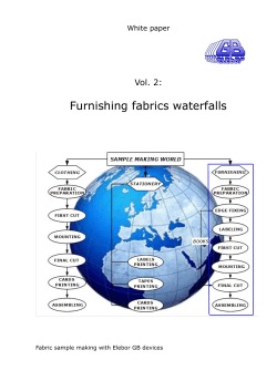 Furnishing fabrics waterfalls Vol. 2: White paper
