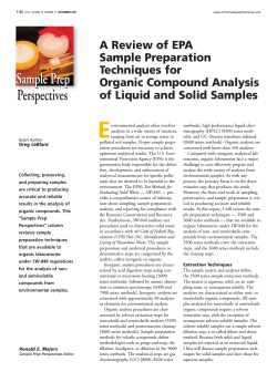 nvironmental analysis often involves methods), high performance liquid chro-
