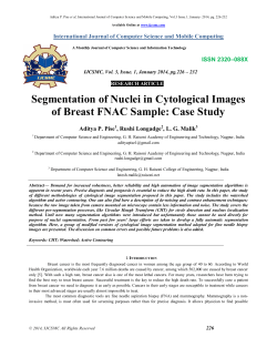 Segmentation of Nuclei in Cytological Images