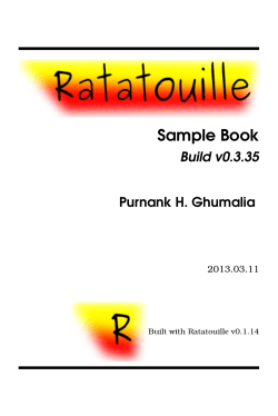 Sample Book Build v0.3.35 Purnank H. Ghumalia 2013.03.11